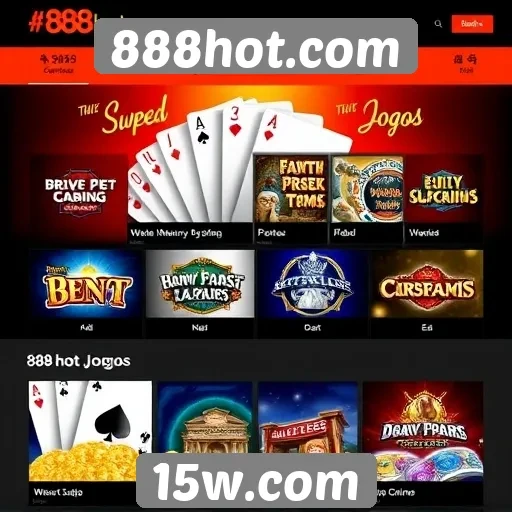 Análise das opções de jogos no 888hot.com