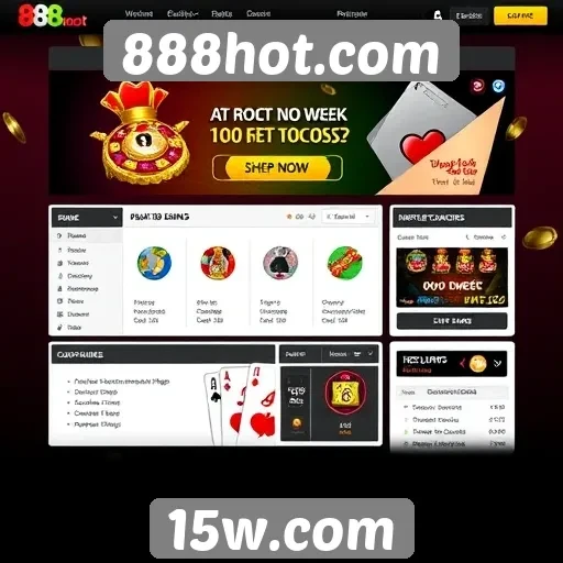 Análise da interface de usuário do 888hot.com